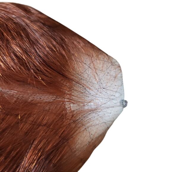 18 inch red brown number 33 body wave pre.Cut preplucked glueless lace front wig - Picture 4 of 13